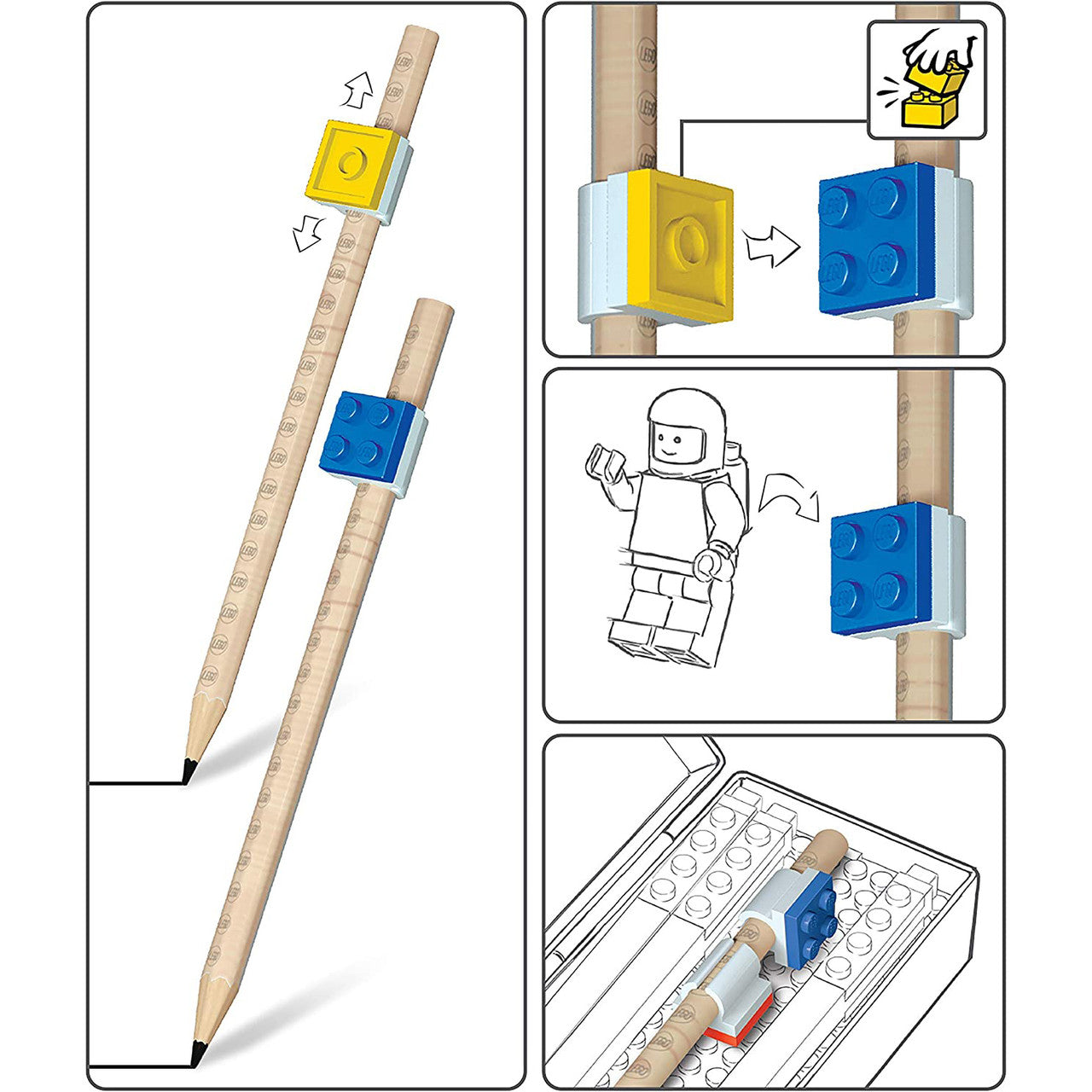 LEGO 9 Pack Graphite Pencil