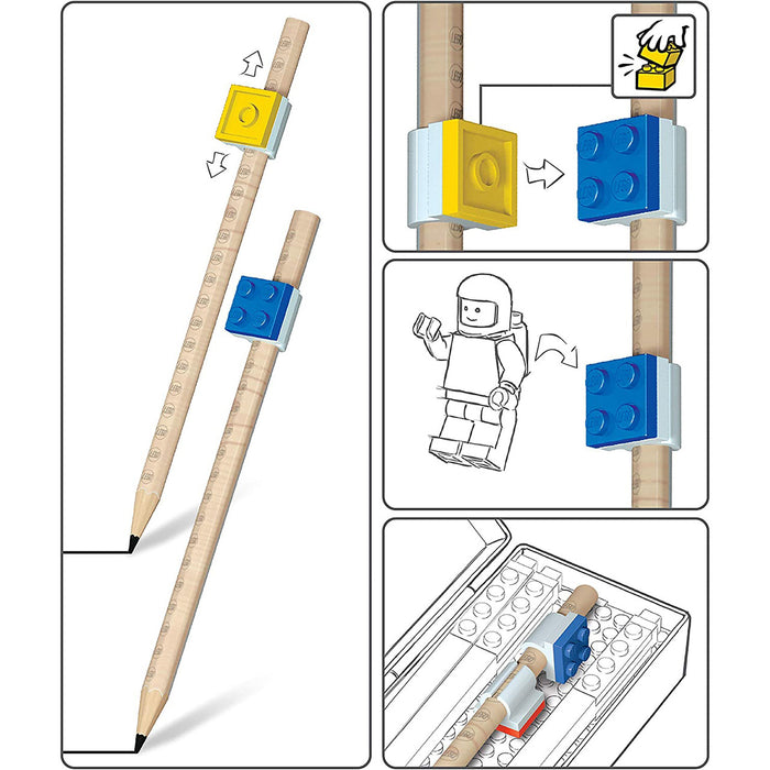 LEGO 9 Pack Graphite Pencil