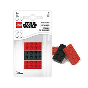 LEGO Star Wars 3 Pack Brick Erasers