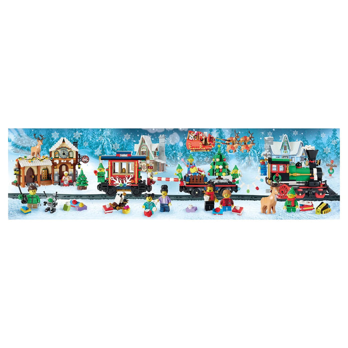 LEGO Christmas Train 4-100 Piece Puzzle Set