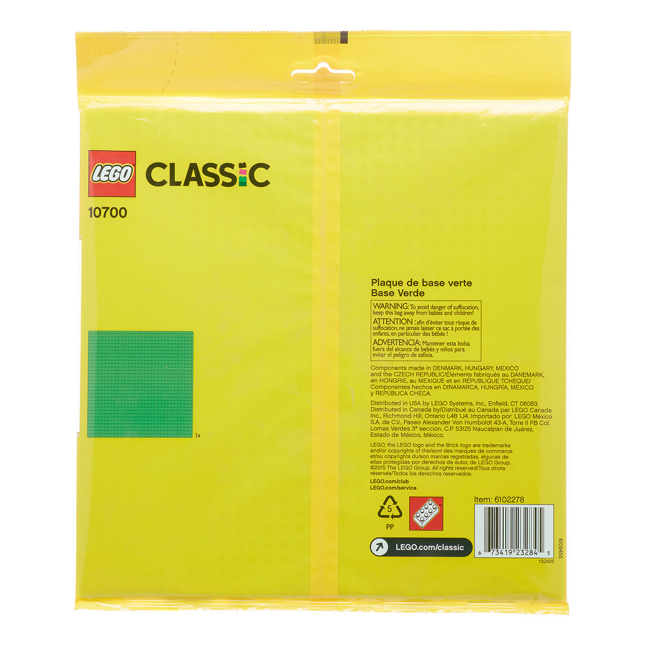 LEGO Classic Green Baseplate 10700