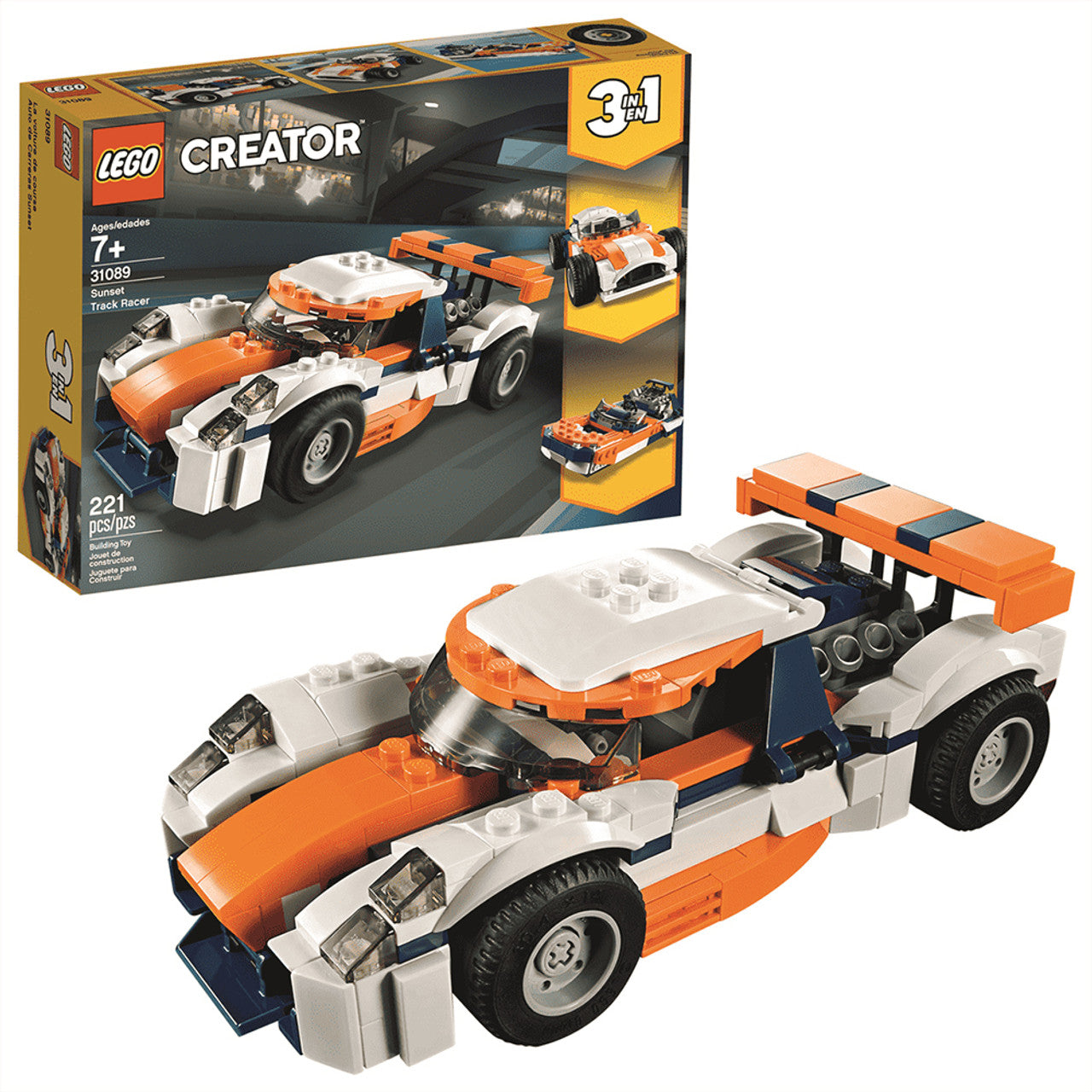 LEGO Creator 3in1 Sunset Track Racer 31089