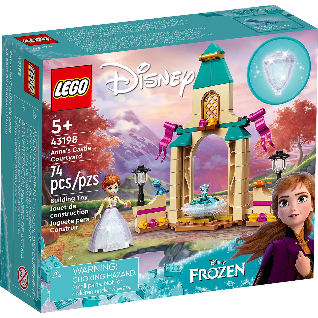 LEGO Disney Annas Castle Courtyard 43198