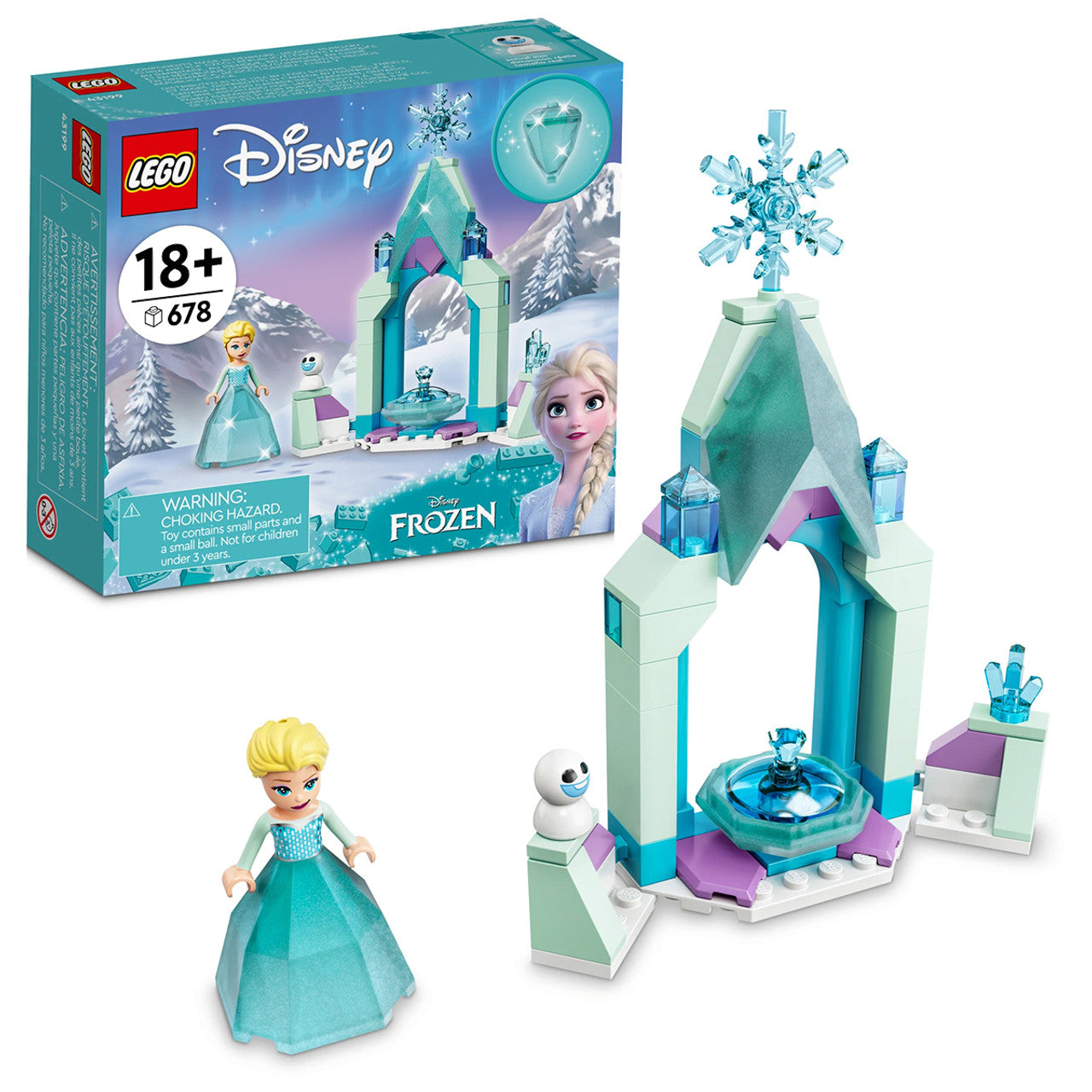 LEGO Disney Elsas Castle Courtyard 43199