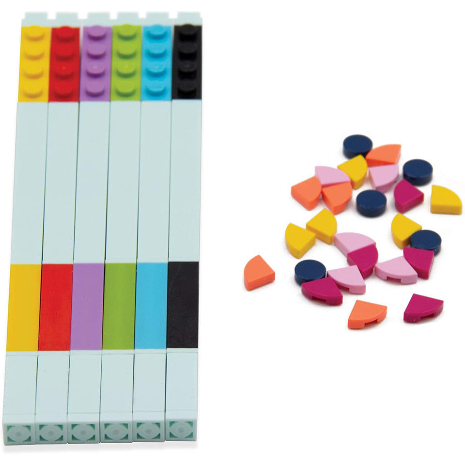LEGO DOTS 6 Pack Gel Pen Set With 25 LEGO Tiles
