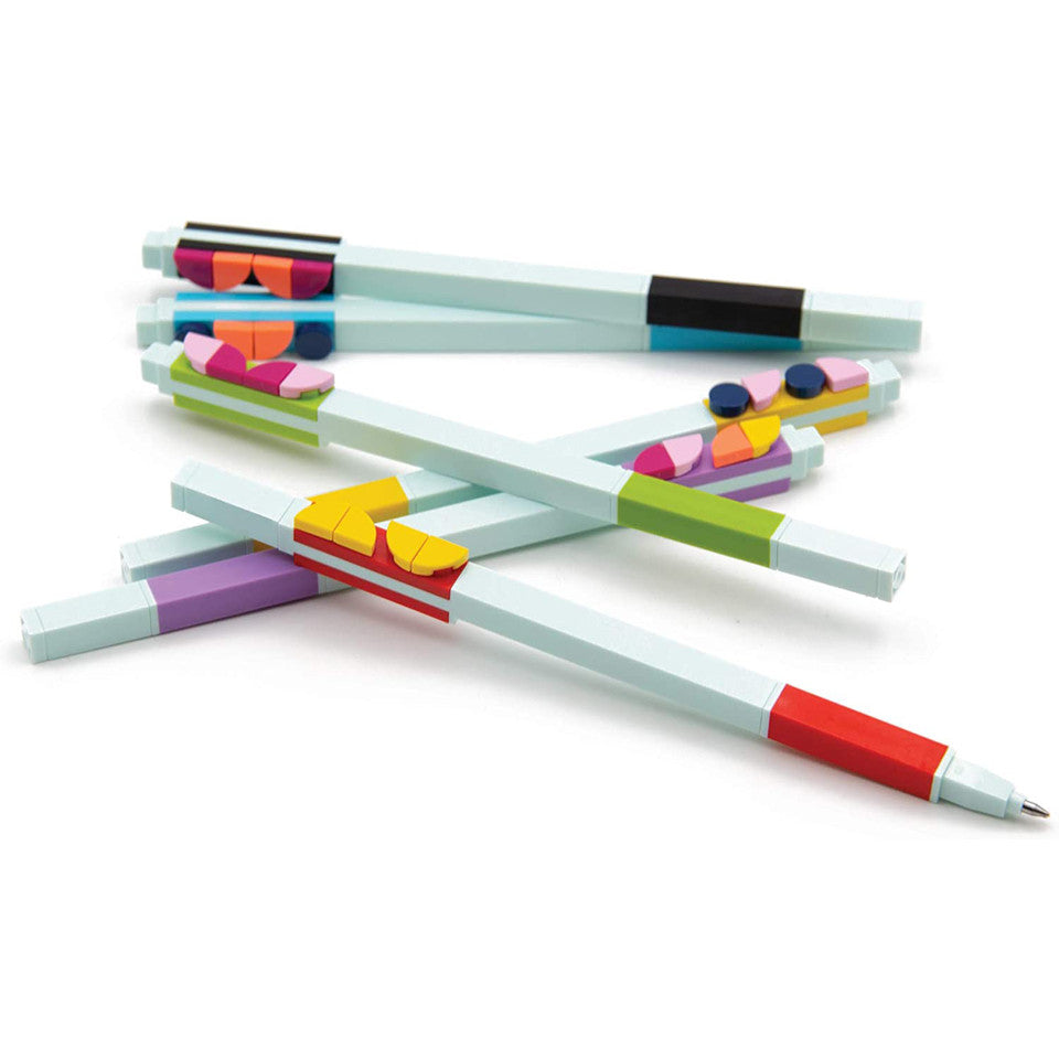 LEGO DOTS 6 Pack Gel Pen Set With 25 LEGO Tiles