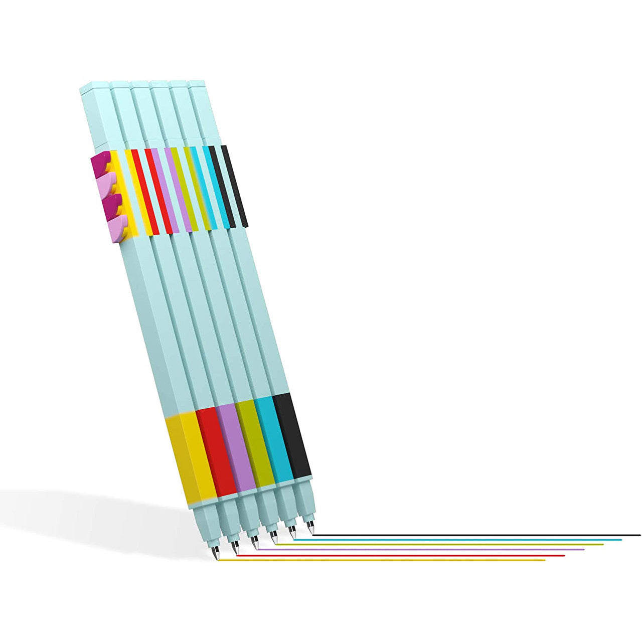 LEGO DOTS 6 Pack Gel Pen Set With 25 LEGO Tiles