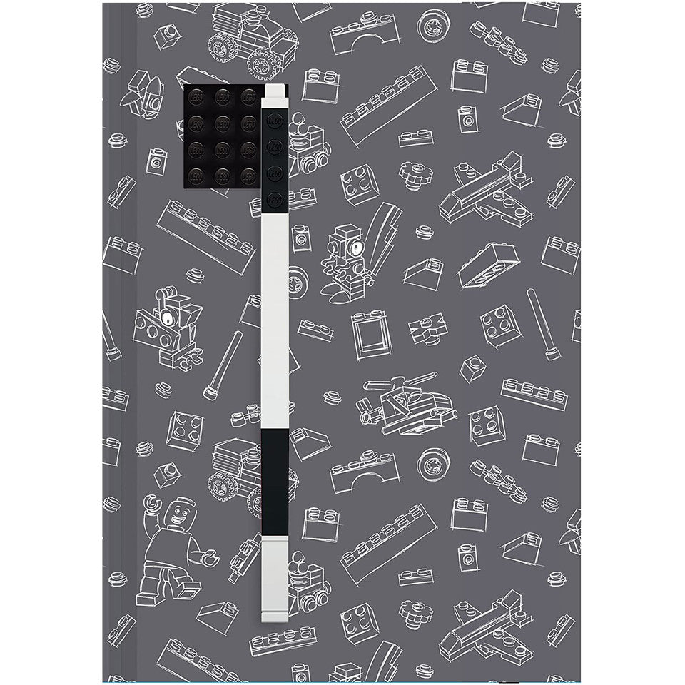LEGO Journal with Black Gel Pen