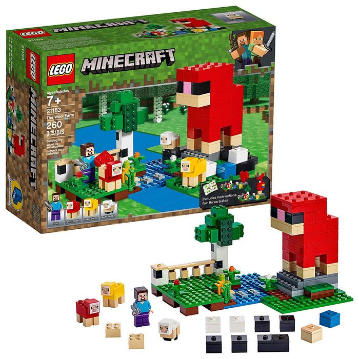 LEGO Minecraft The Wool Farm Building Kit 21153