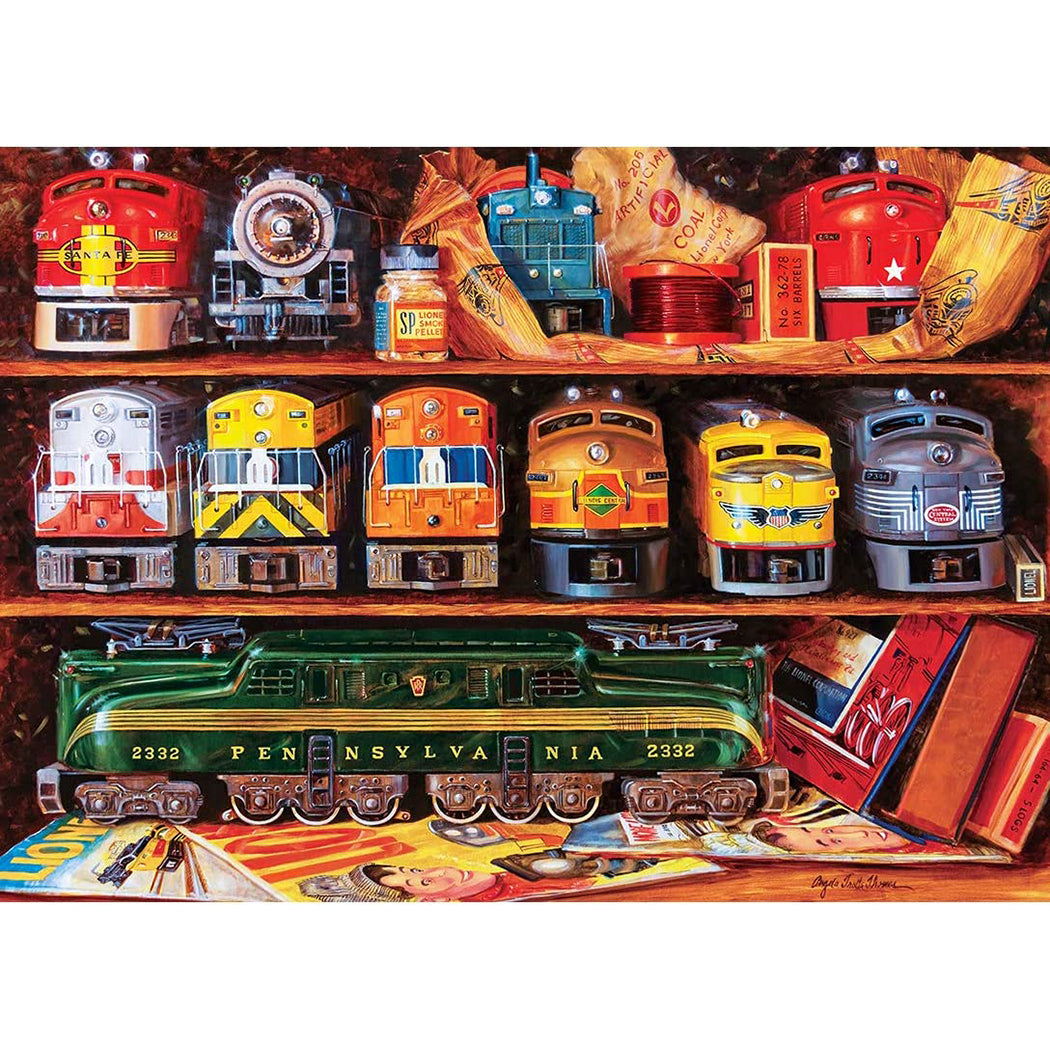 Lionel Trains Well Stocked Shelves Jigsaw Puzzle