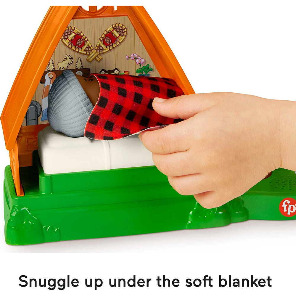 Little People Cabin Playset with Camp Fire Light and Sounds