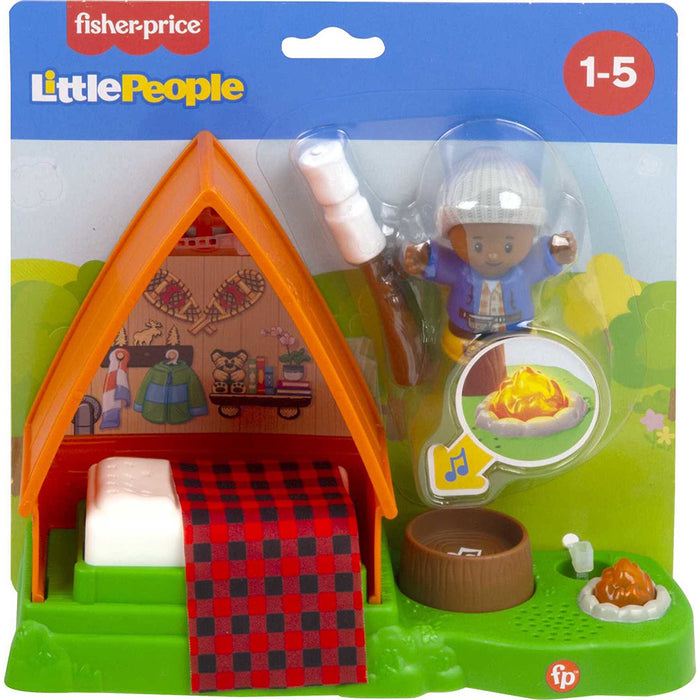 Little People Cabin Playset with Camp Fire Light and Sounds