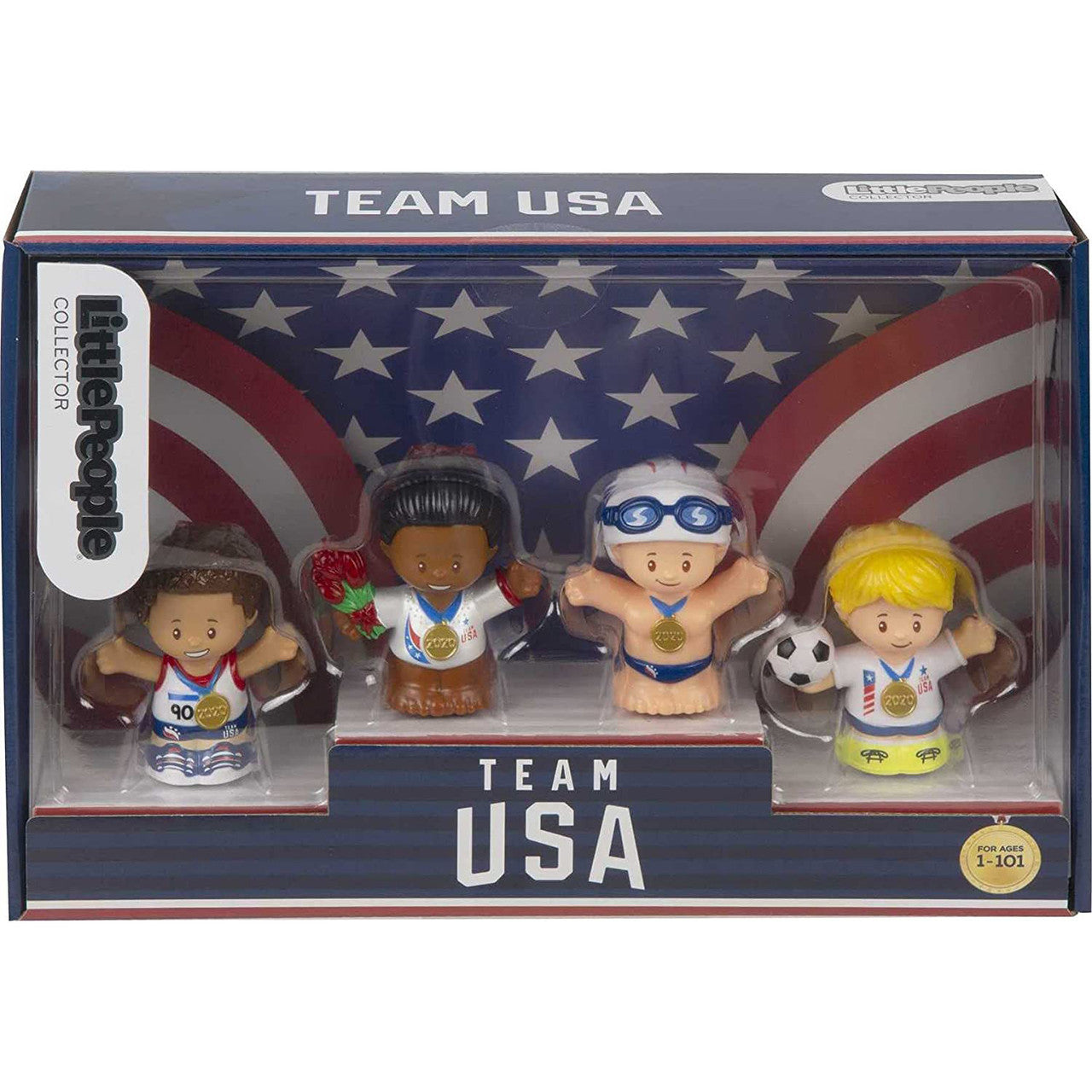 Little People Collector Team USA Classic Figure Set