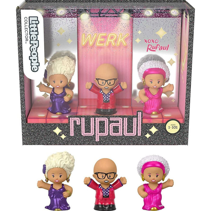 Little People Rupaul Special Edition 3 Piece Collector Set