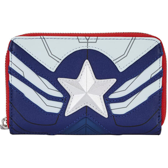 Loungefly Marvel Falcon Captain America Cosplay Zip-Around Wallet