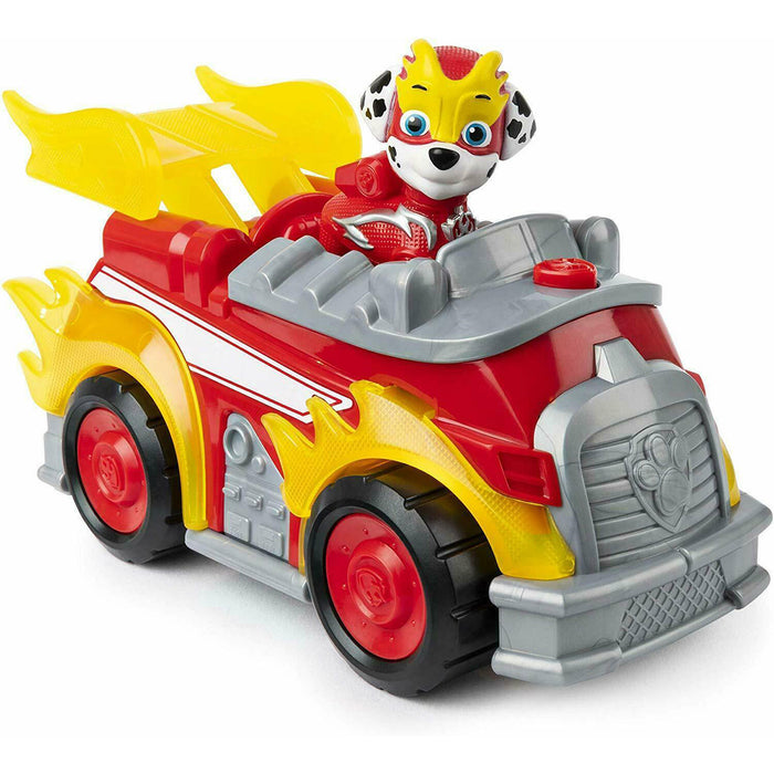 Paw Patrol Mighty Pups Super Paws Marshall Deluxe Vehicle