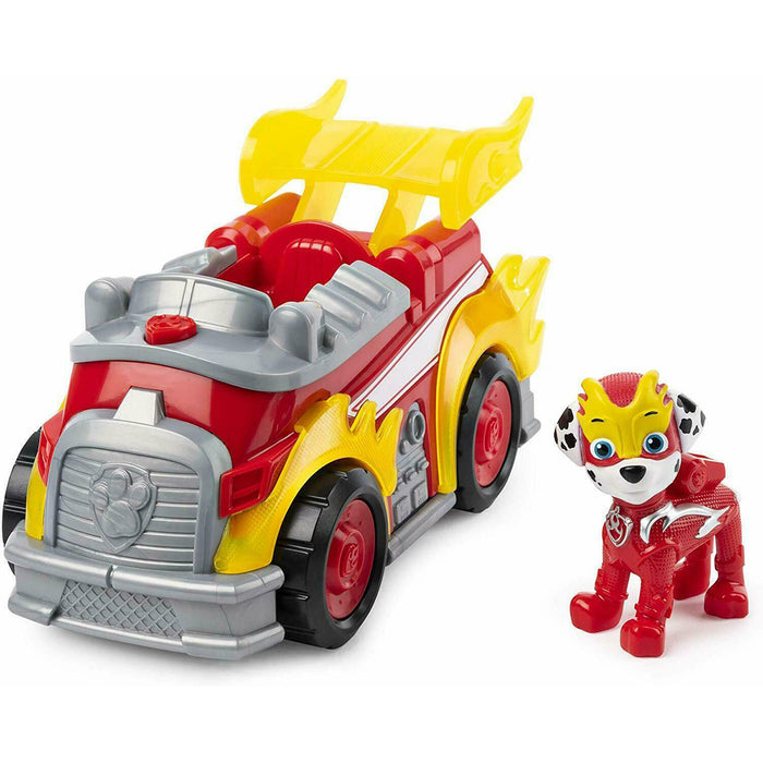 Paw Patrol Mighty Pups Super Paws Marshall Deluxe Vehicle