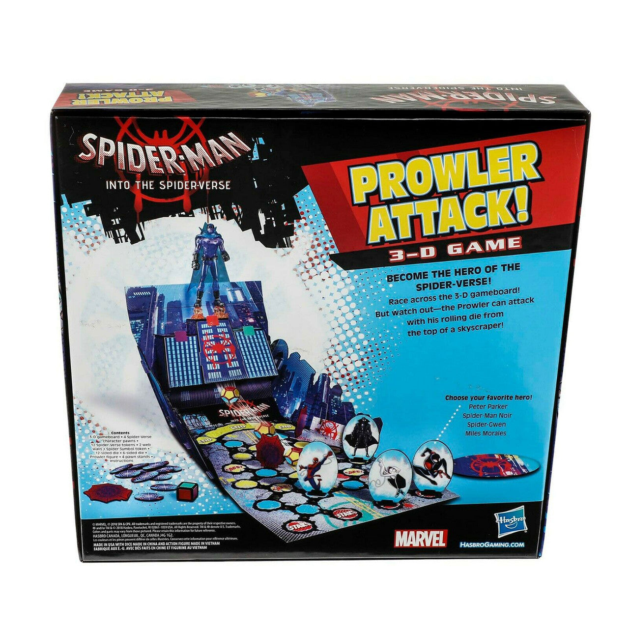 Marvel Spiderverse Prowler Attack 3D Game