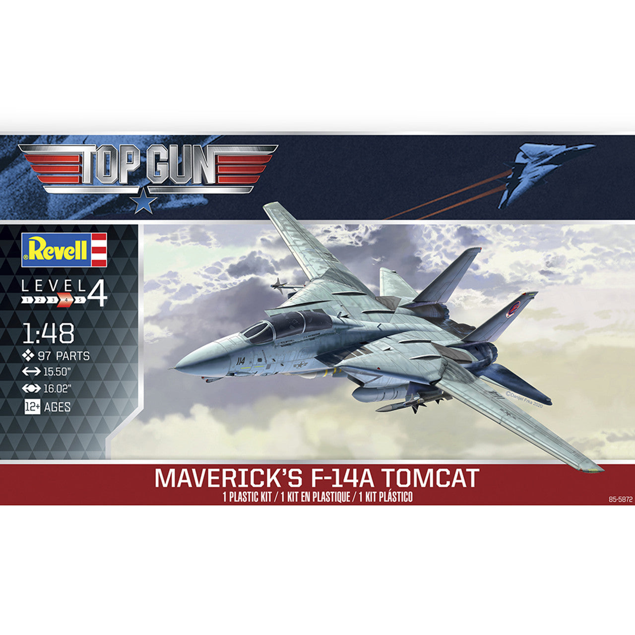 Mavericks F 14A Tomcat Top Gun Model Kit