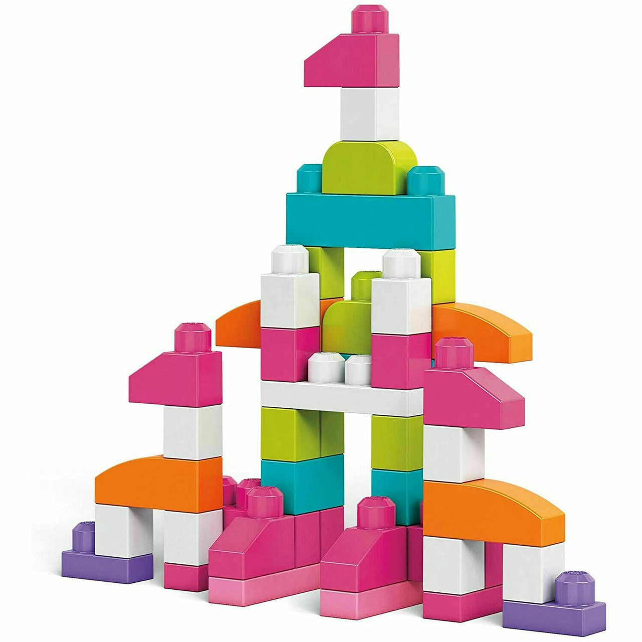 Mega Bloks First Builders Big Building Blocks Bag 80 Pieces