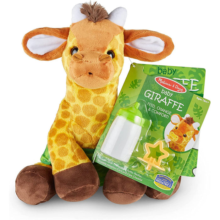 Melissa & Doug Baby Giraffe Feed Change and Comfort Animal