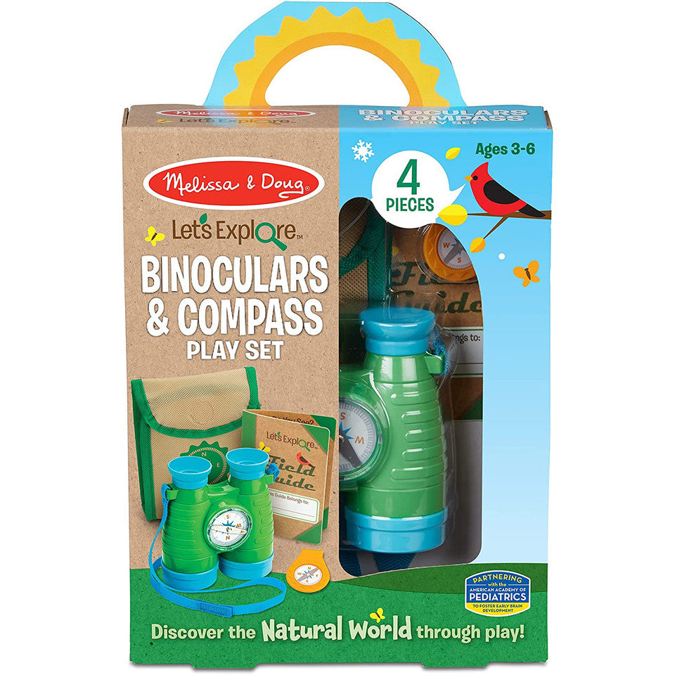 Melissa & Doug Lets Explore Binoculars and Compass Play Set