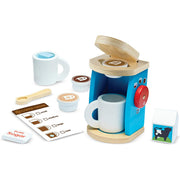 Melissa & Doug Brew and Serve Wooden Coffee Maker Set