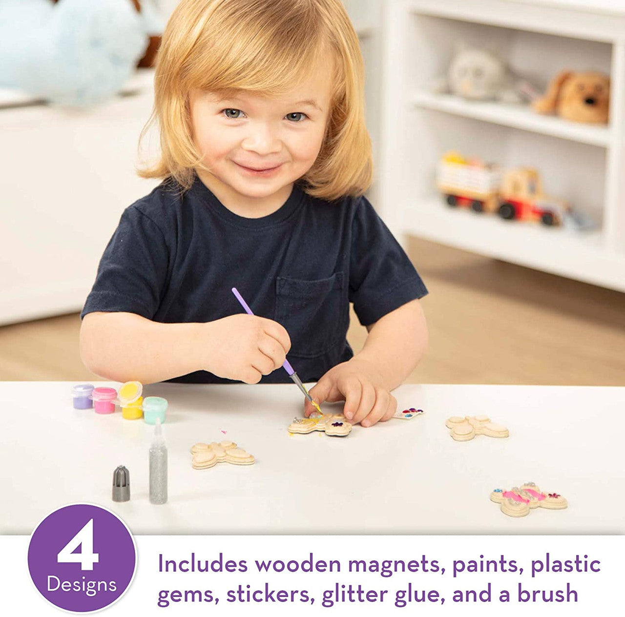 Melissa and Doug Butterfly Magnets Craft Kit