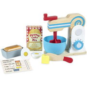 Melissa & Doug Make-a-Cake Wooden Mixer Set