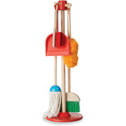 Melissa & Doug Dust Sweep Mop Wooden 6 Piece Play Set