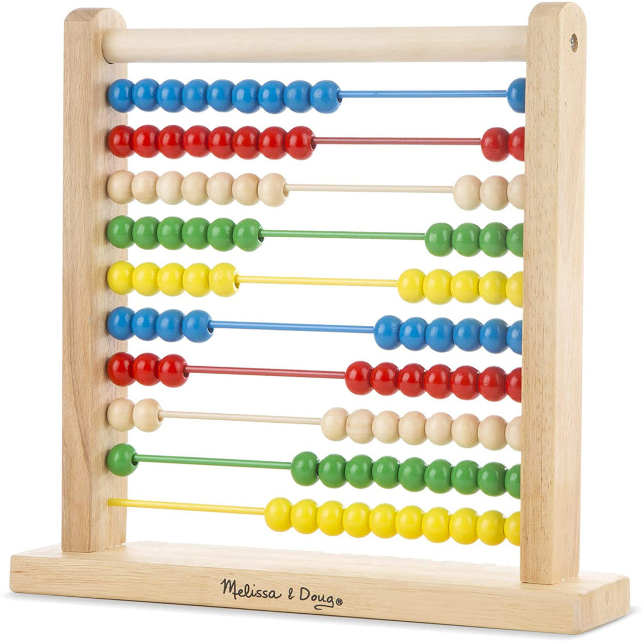 Melissa & Doug Wooden Abacus 100 Beads