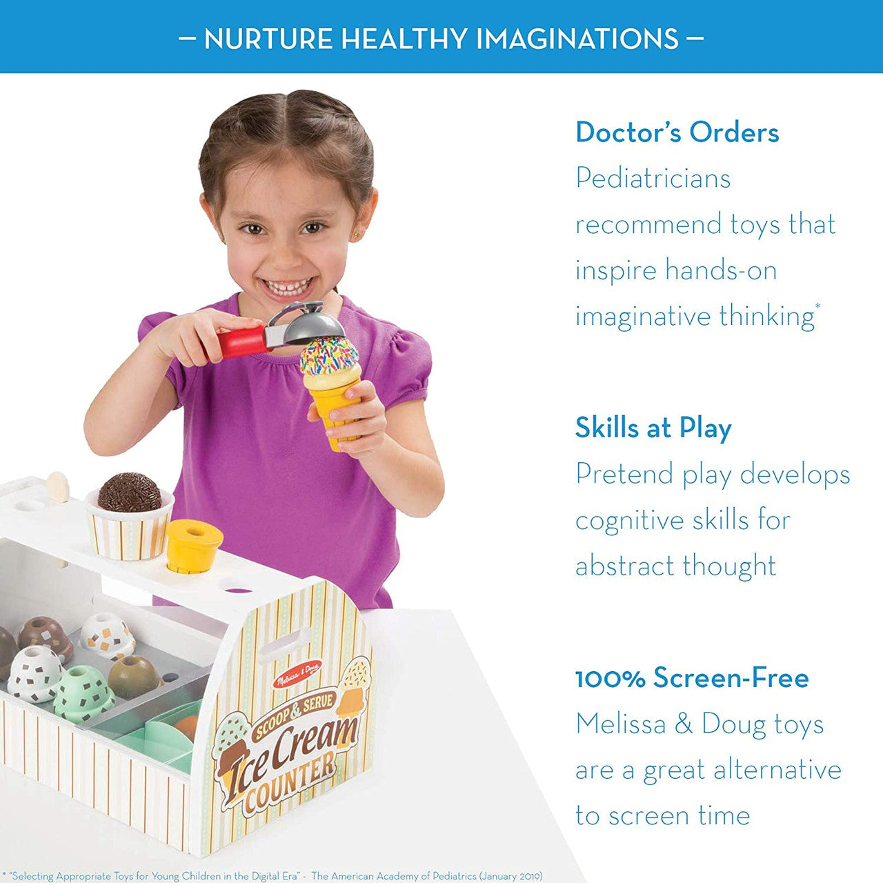 Melissa & Doug Scoop and Serve Ice Cream Counter