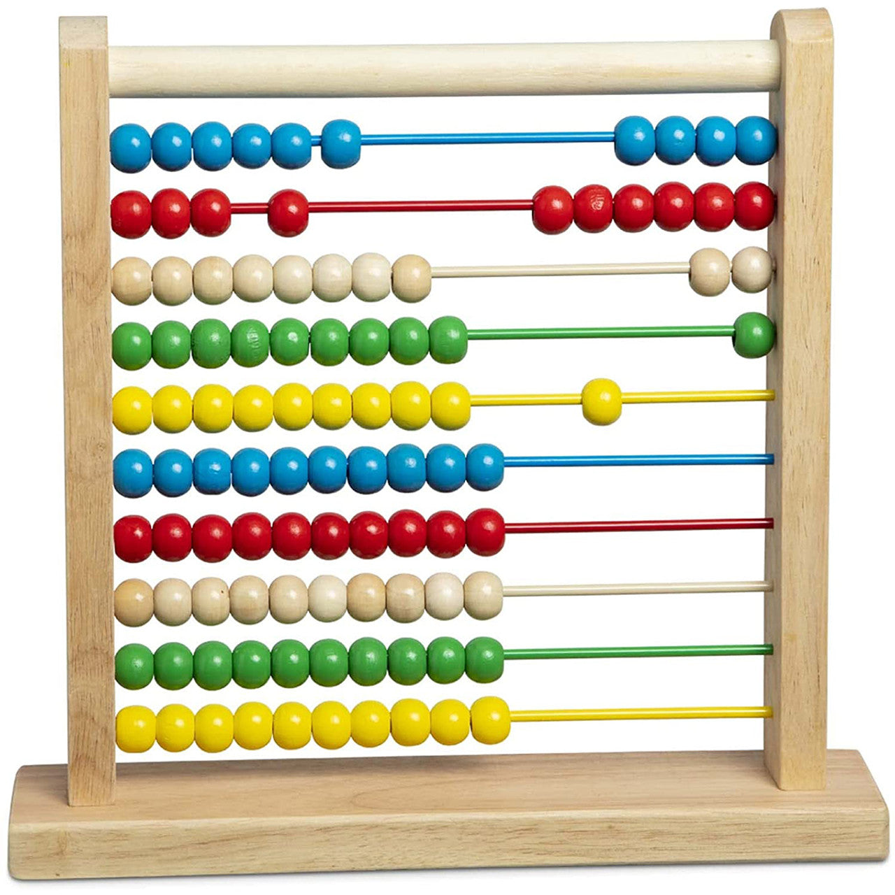 Melissa & Doug Wooden Abacus 100 Beads