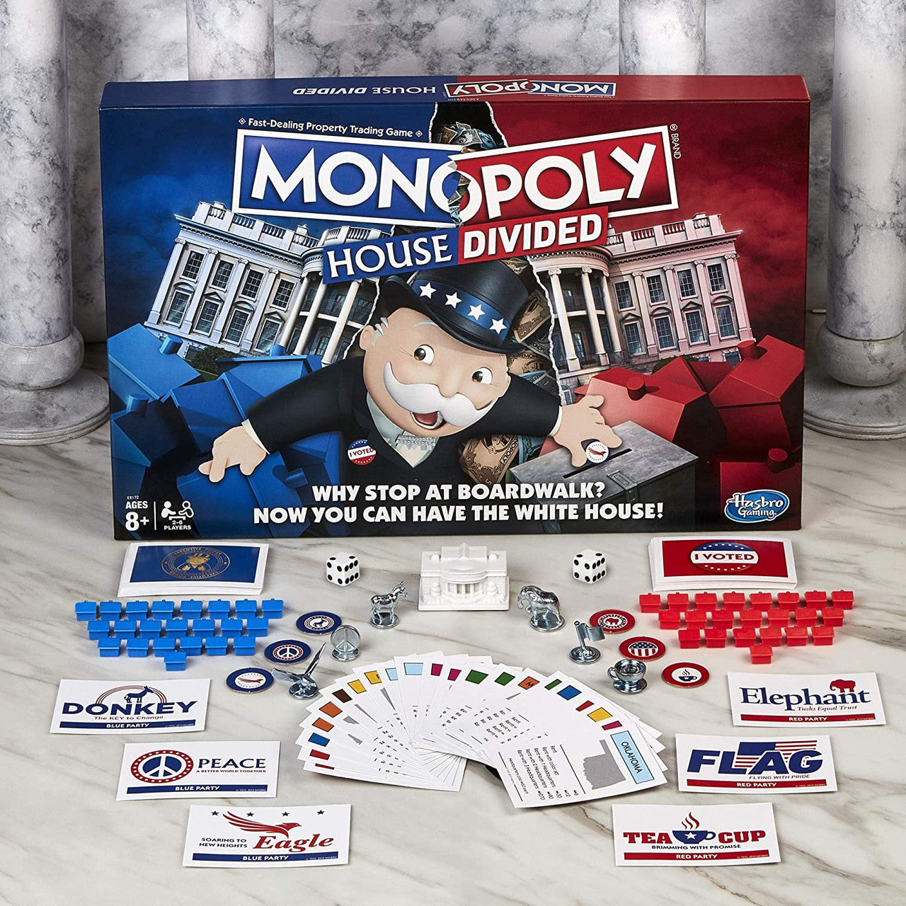 Monopoly House Divided White House and Elections Board Game