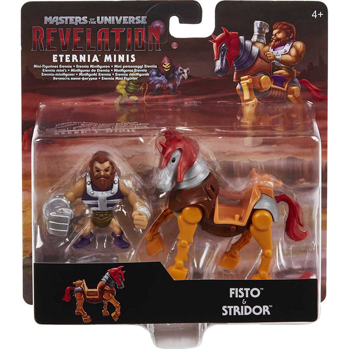 Masters of the Universe Revelation Fisto and Stridor Eternia Minis