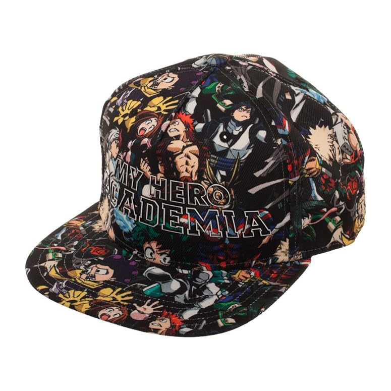 My Hero Academia Allover Art Snapback Hat