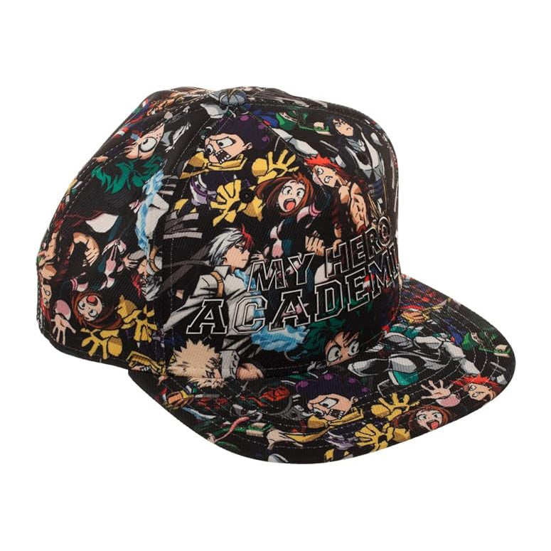 My Hero Academia Allover Art Snapback Hat