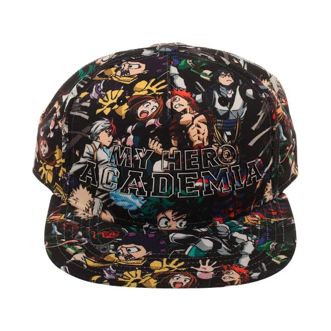 My Hero Academia Allover Art Snapback Hat