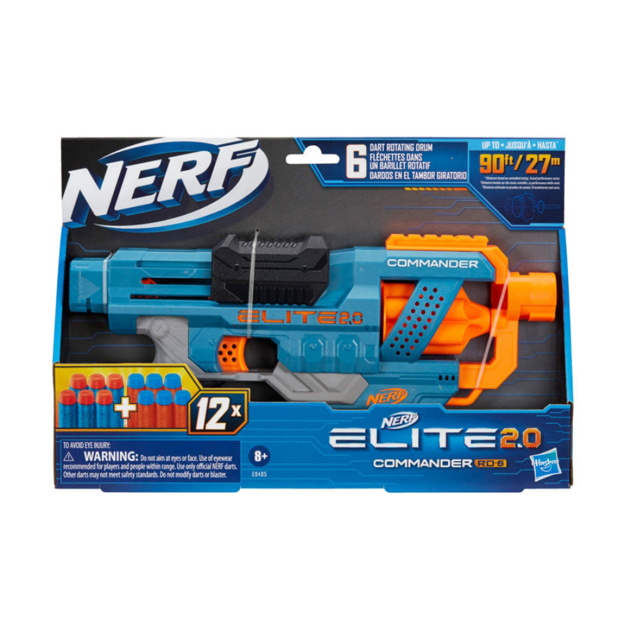 NERF Elite Commander RD 6 Blaster