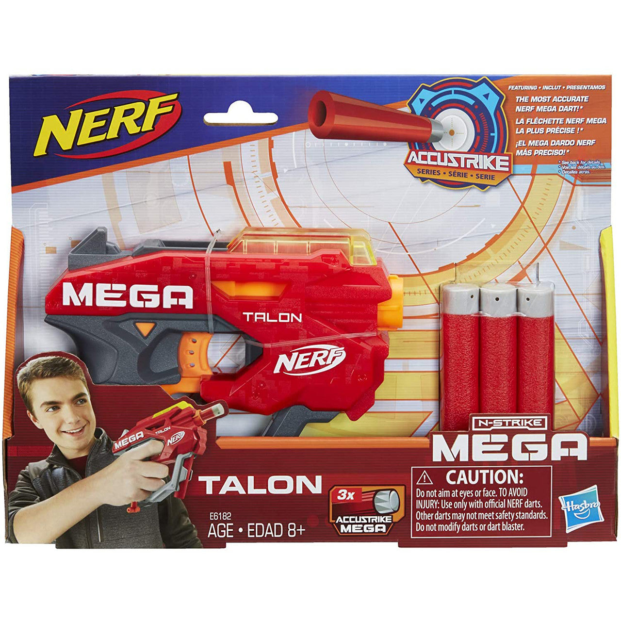 NERF N Strike Mega Talon Blaster with Darts