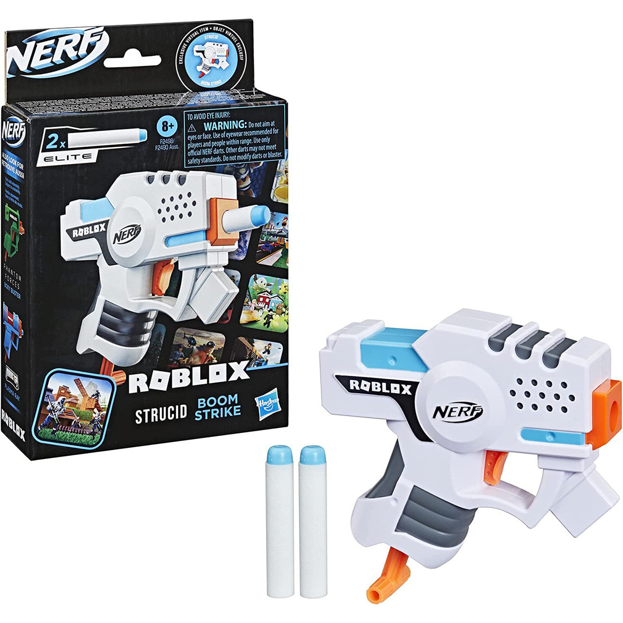 NERF Roblox Strucid Boom Strike Elite Dart Blaster