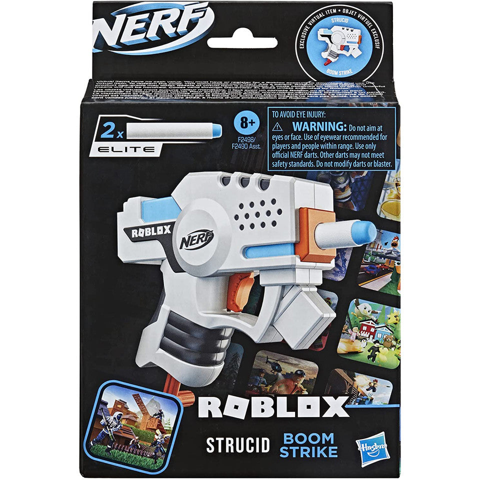 NERF Roblox Strucid Boom Strike Elite Dart Blaster