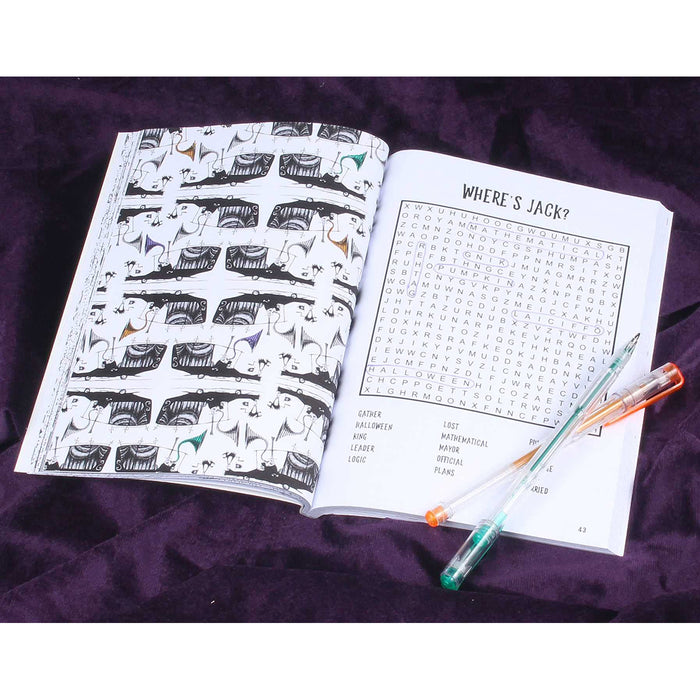Nightmare Before Christmas Word Search and Coloring Book