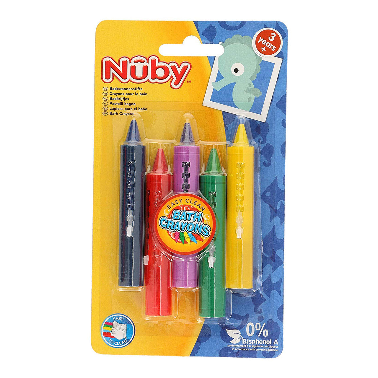 Nuby Bathtime Fun Bath Crayons 5 Pack
