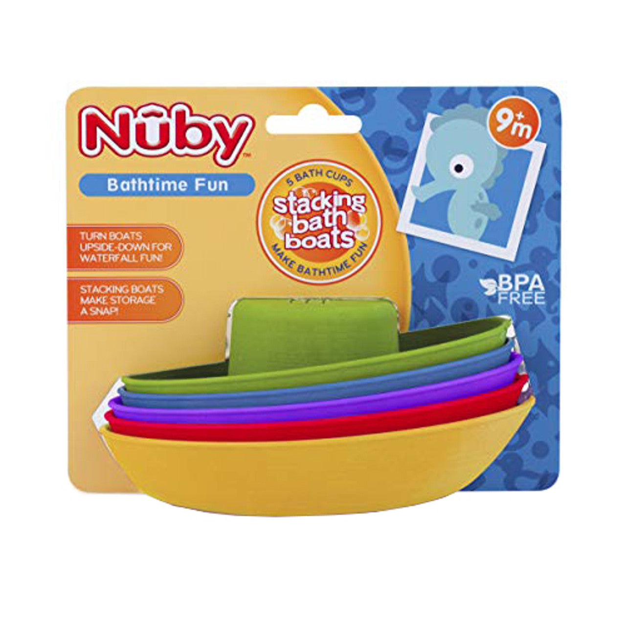 Nuby Bathtime Fun Stacking Bath Boats