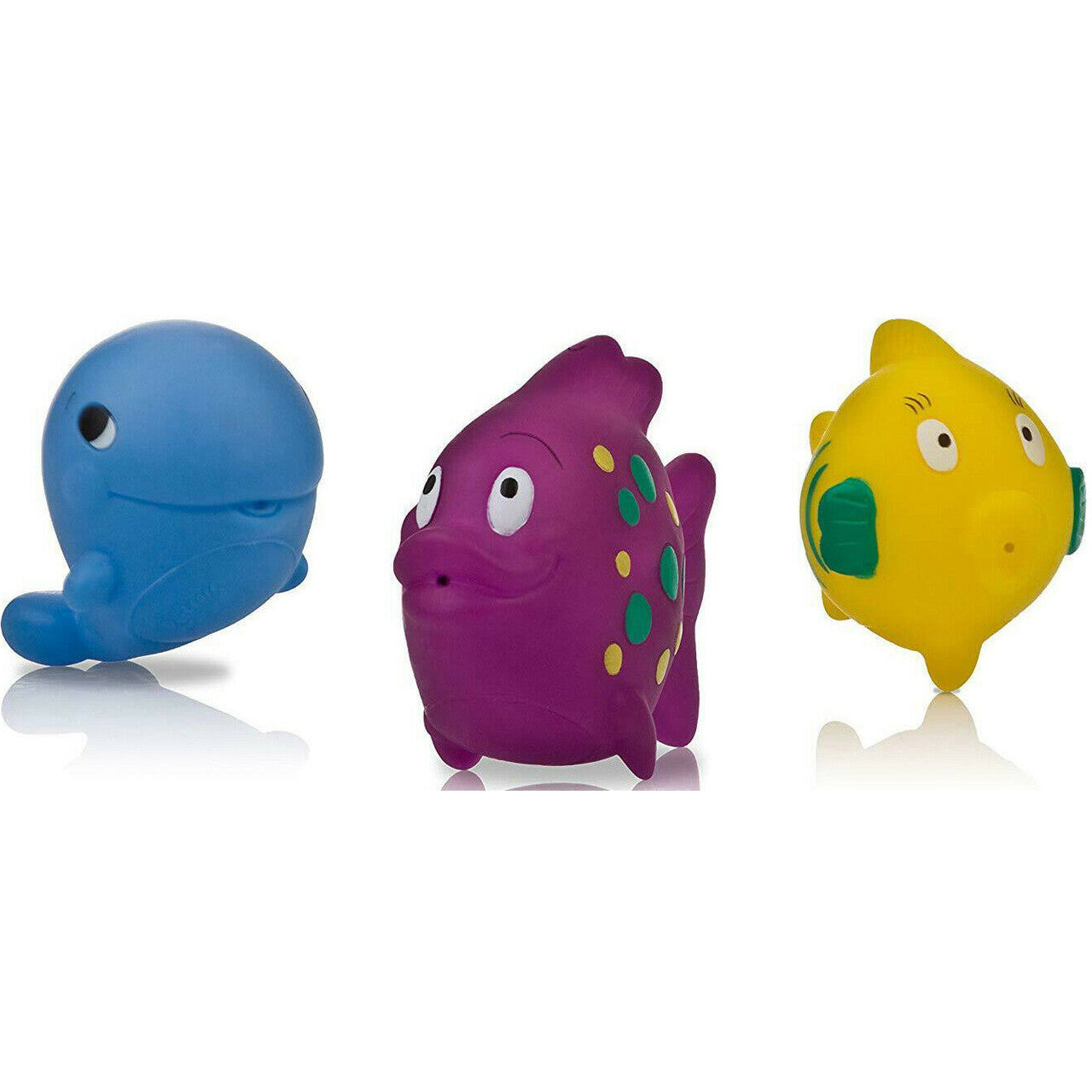 Nuby 3 Pack Fun Fish Squirters Bath Toys