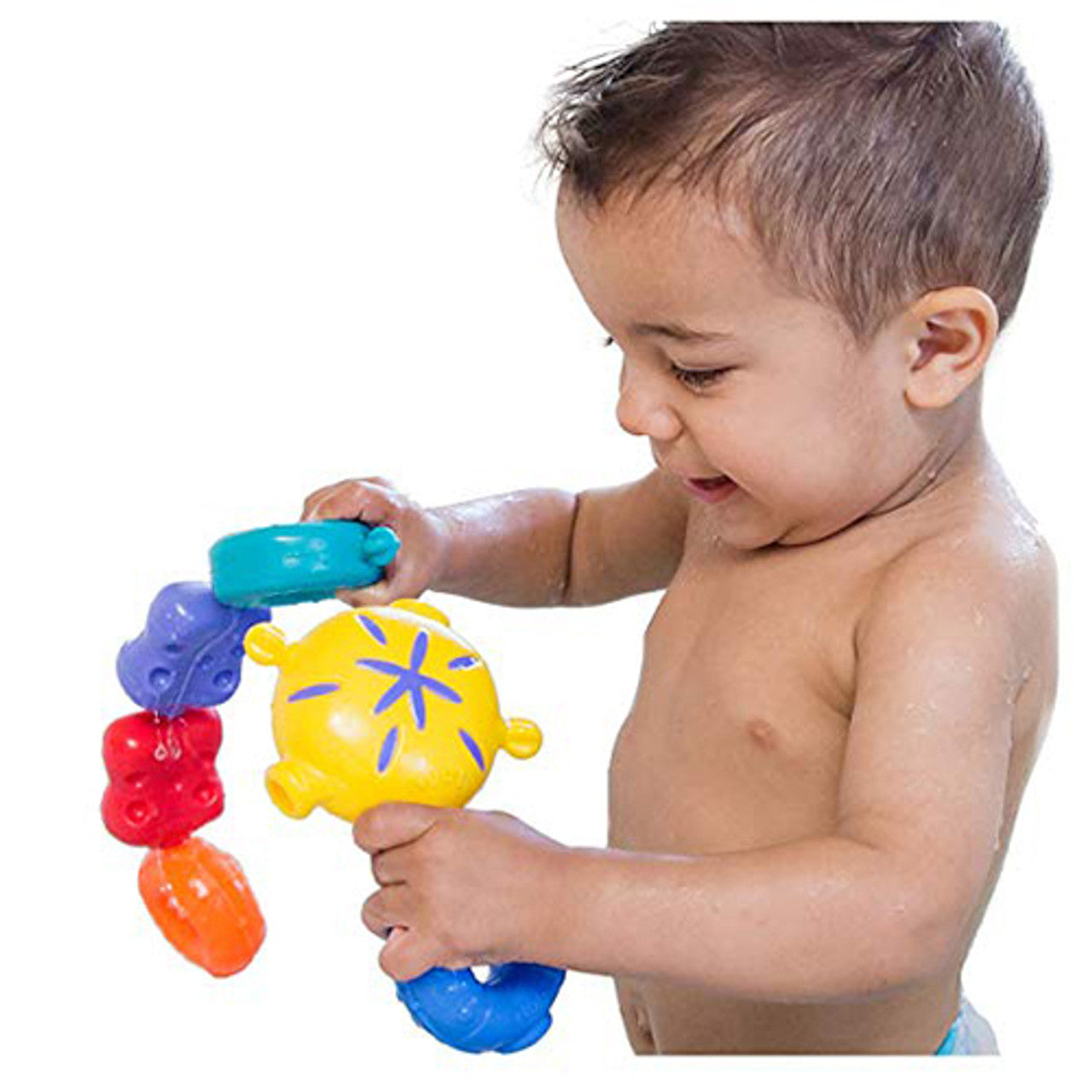 Nuby 15 Piece Fun Bath Links Toy