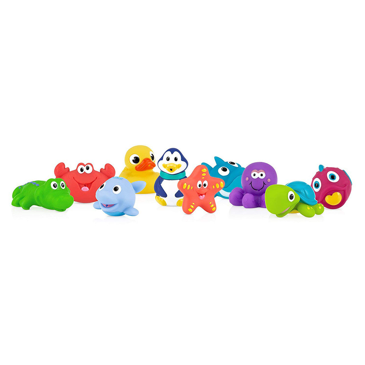 Nuby Little Squirts Fun Bath Toys 10 Pack