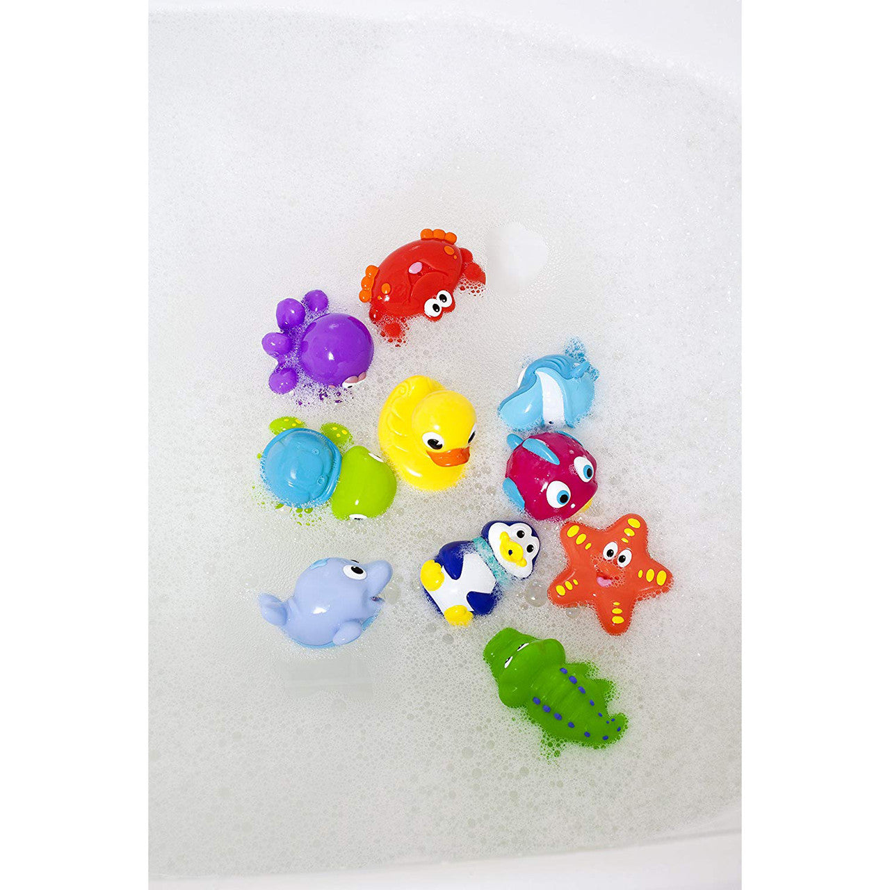 Nuby Little Squirts Fun Bath Toys 10 Pack