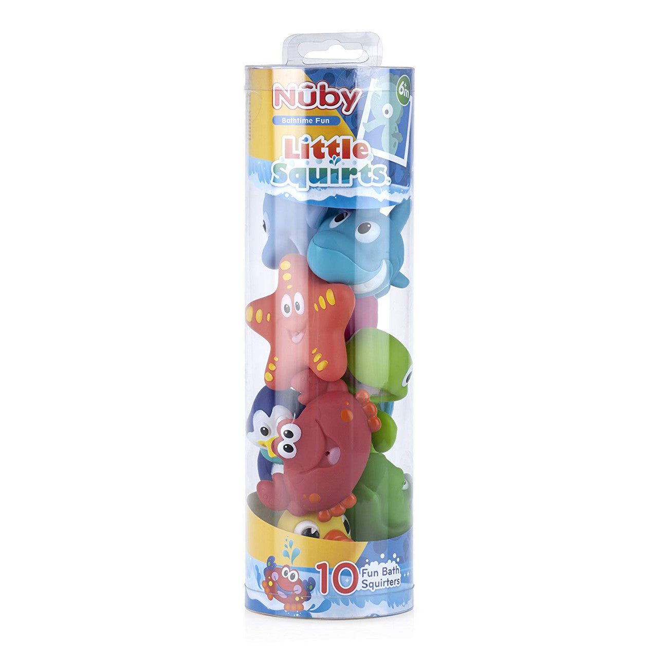 Nuby Little Squirts Fun Bath Toys 10 Pack